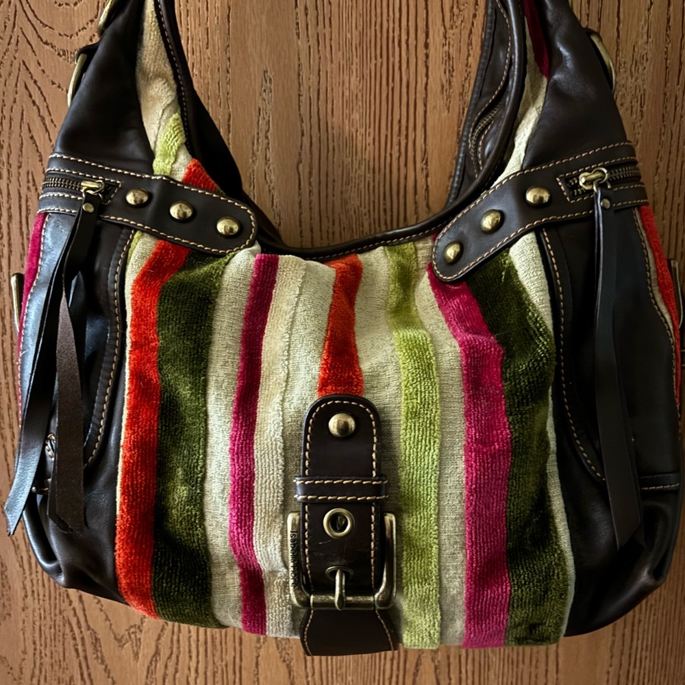 Vintage velvet Isabella Fiore bag